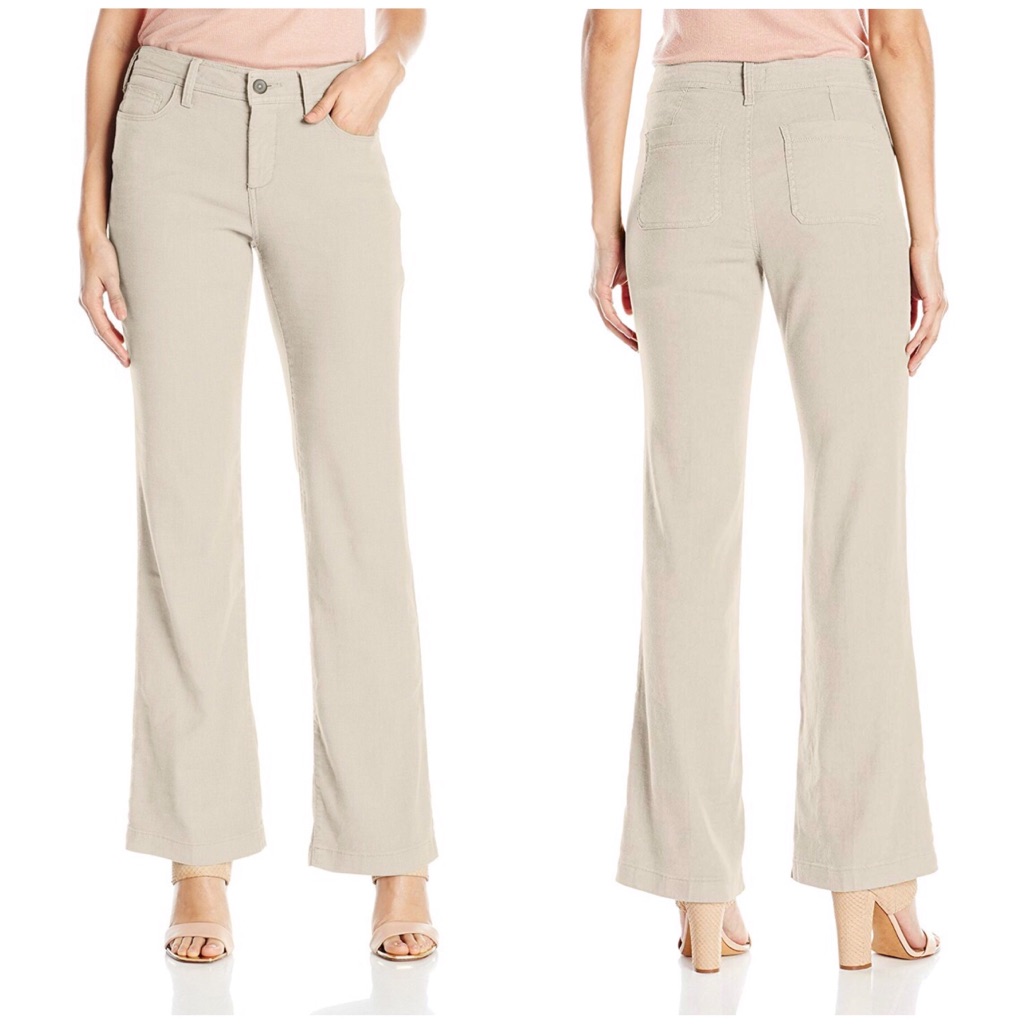 Nwt Nydj Wylie Linen Trousers In Stone Sz 16